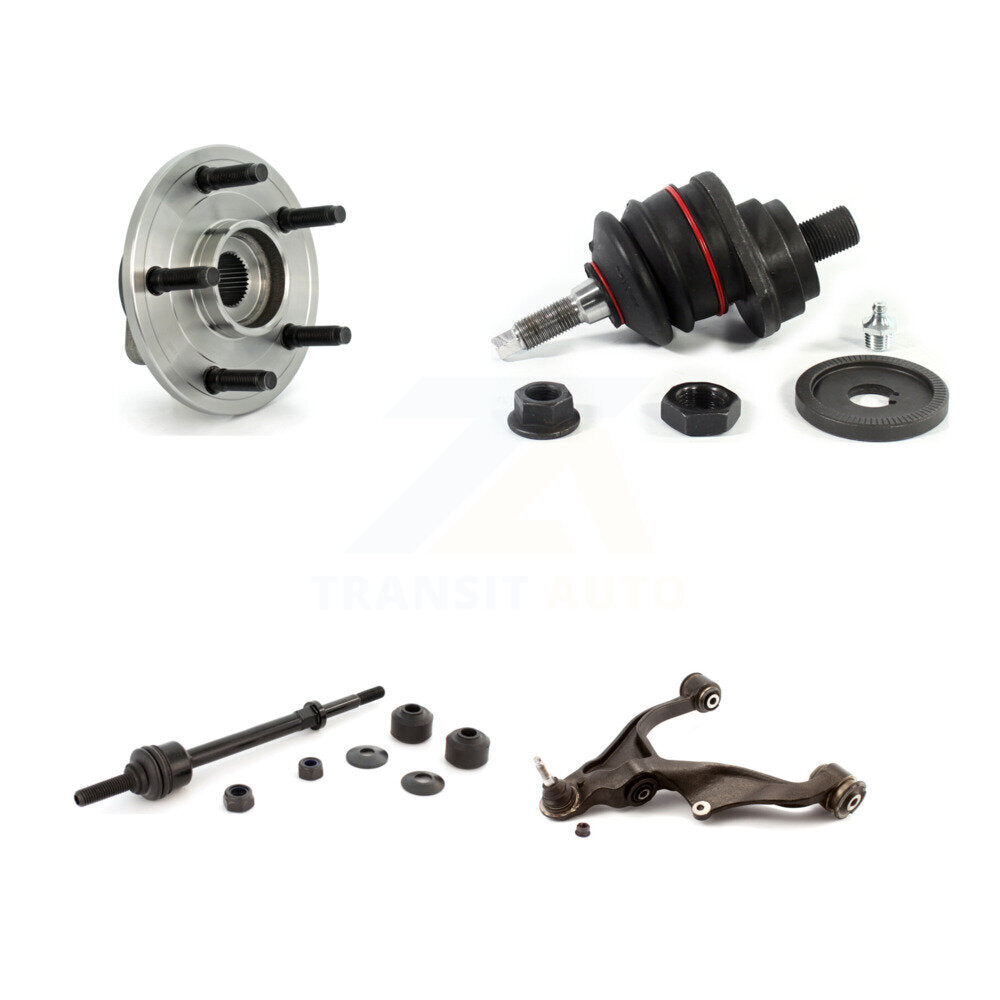 Hub Bearing Lower Arm Upper Ball Joint & Link Front Left Kit For Dodge Ram 1500