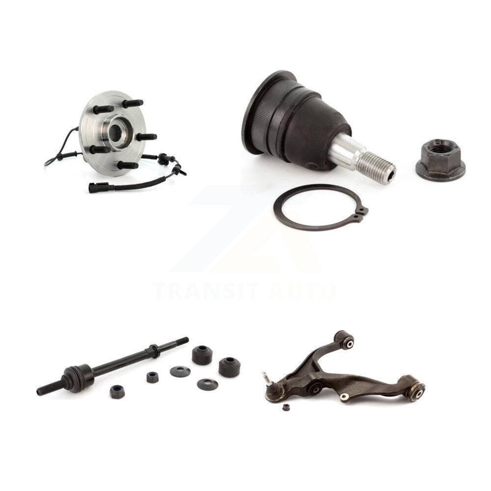 Hub Bearing Lower Arm Upper Ball Joint & Link Front Left Kit For Dodge Ram 1500