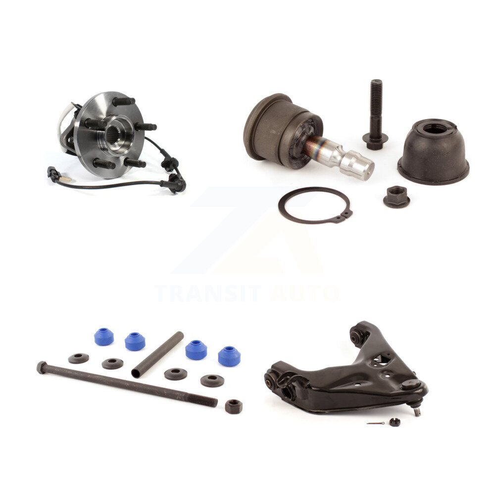 Hub Bearing Lower Arm Upper Ball Joint Link Front Left Kit For Ford Ranger Mazda