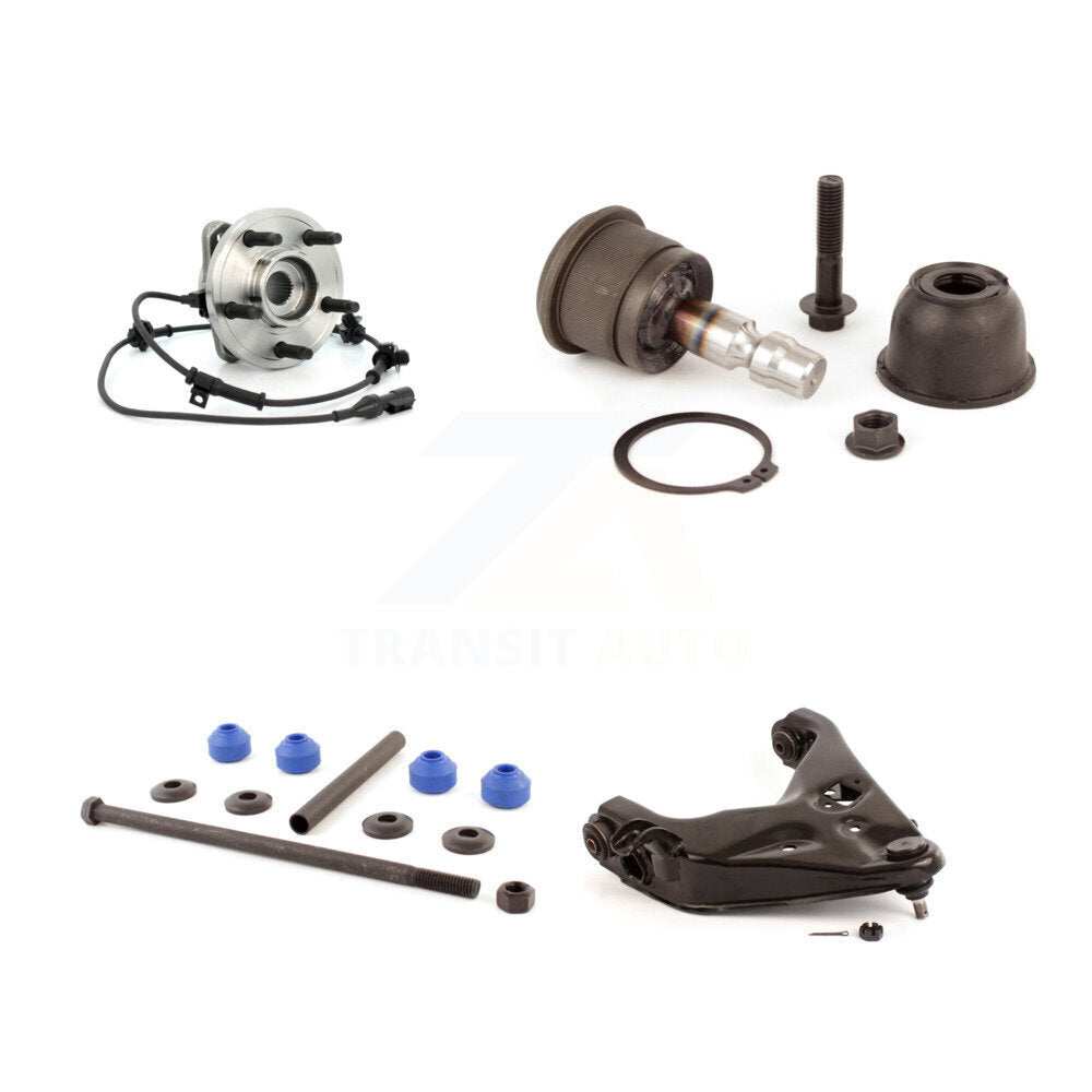 Hub Bearing Lower Arm Upper Ball Joint Link Front Left Kit For Ford Ranger Mazda