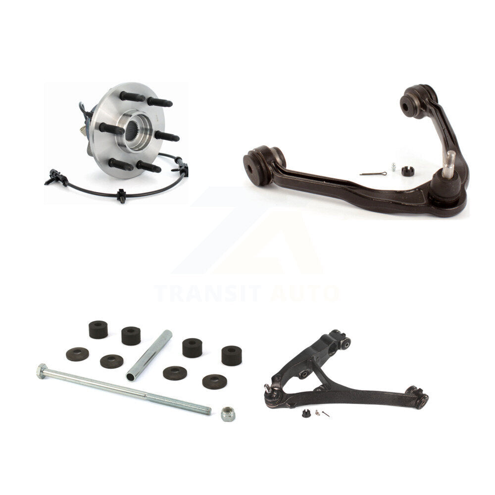Bearing Lower Upper Control Arm Link Front Left Kit For Chevrolet GMC Silverado