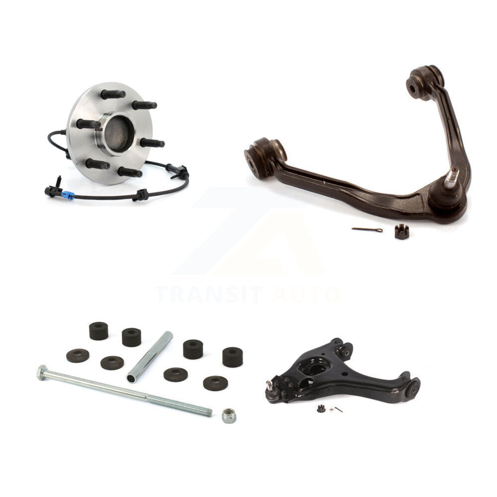 Bearing Lower Upper Control Arm Link Front Left Kit For Chevrolet Silverado 1500