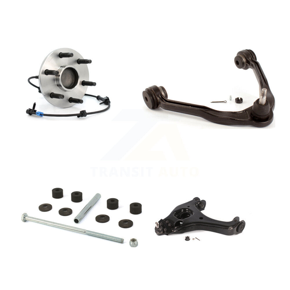 Bearing Lower Upper Control Arm Link Front Left Kit For Chevrolet Silverado 1500