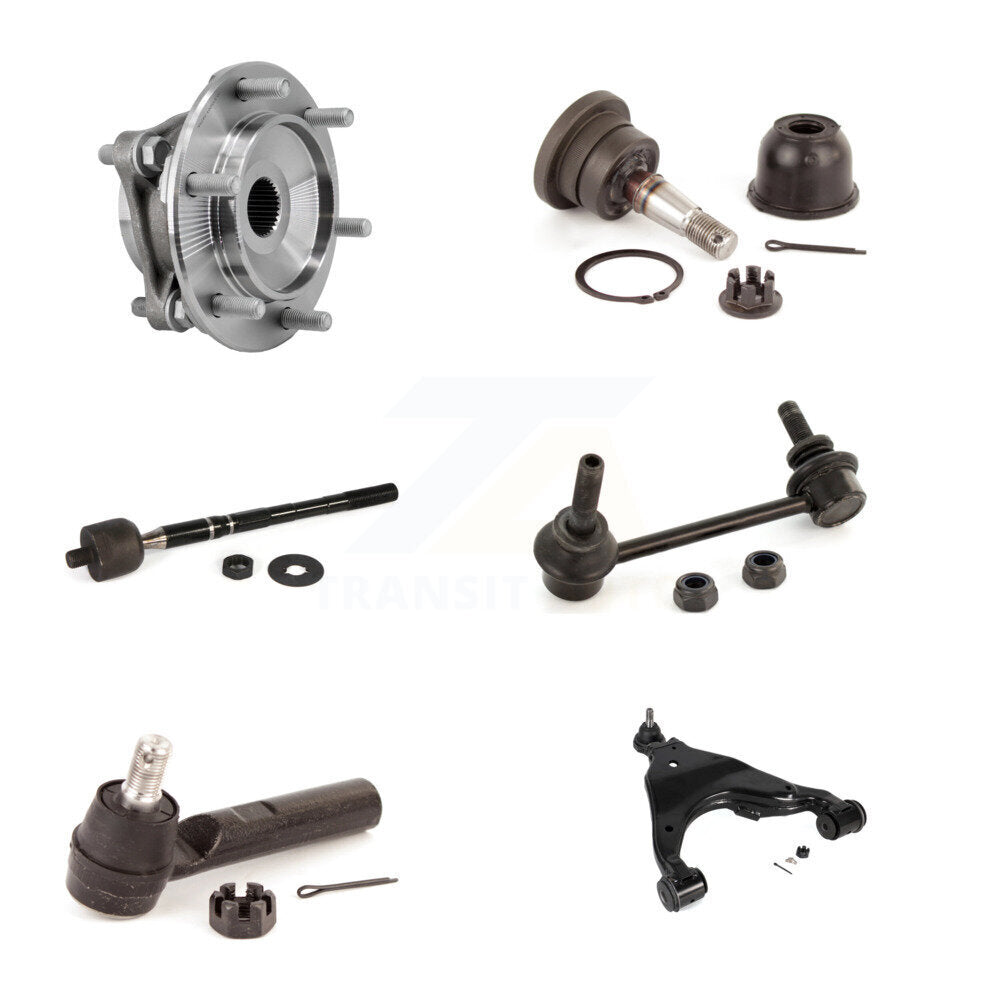 Bearing Lower Arm Upper Ball Joint Tie Rod Link Front Left Kit For Toyota Tacoma