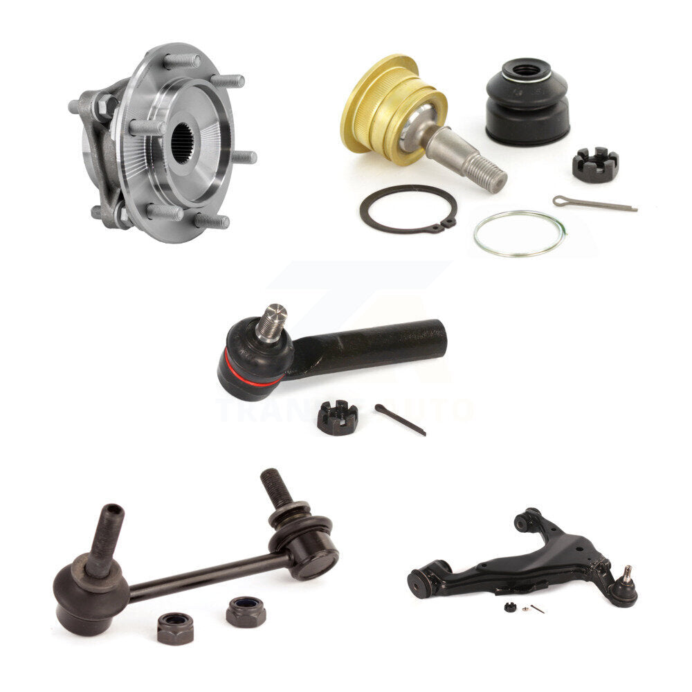 Bearing Lower Arm Upper Ball Joint Outer Tie Rod Link Front Left Kit For Toyota