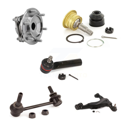 Bearing Lower Arm Upper Ball Joint Outer Tie Rod Link Front Left Kit For Toyota
