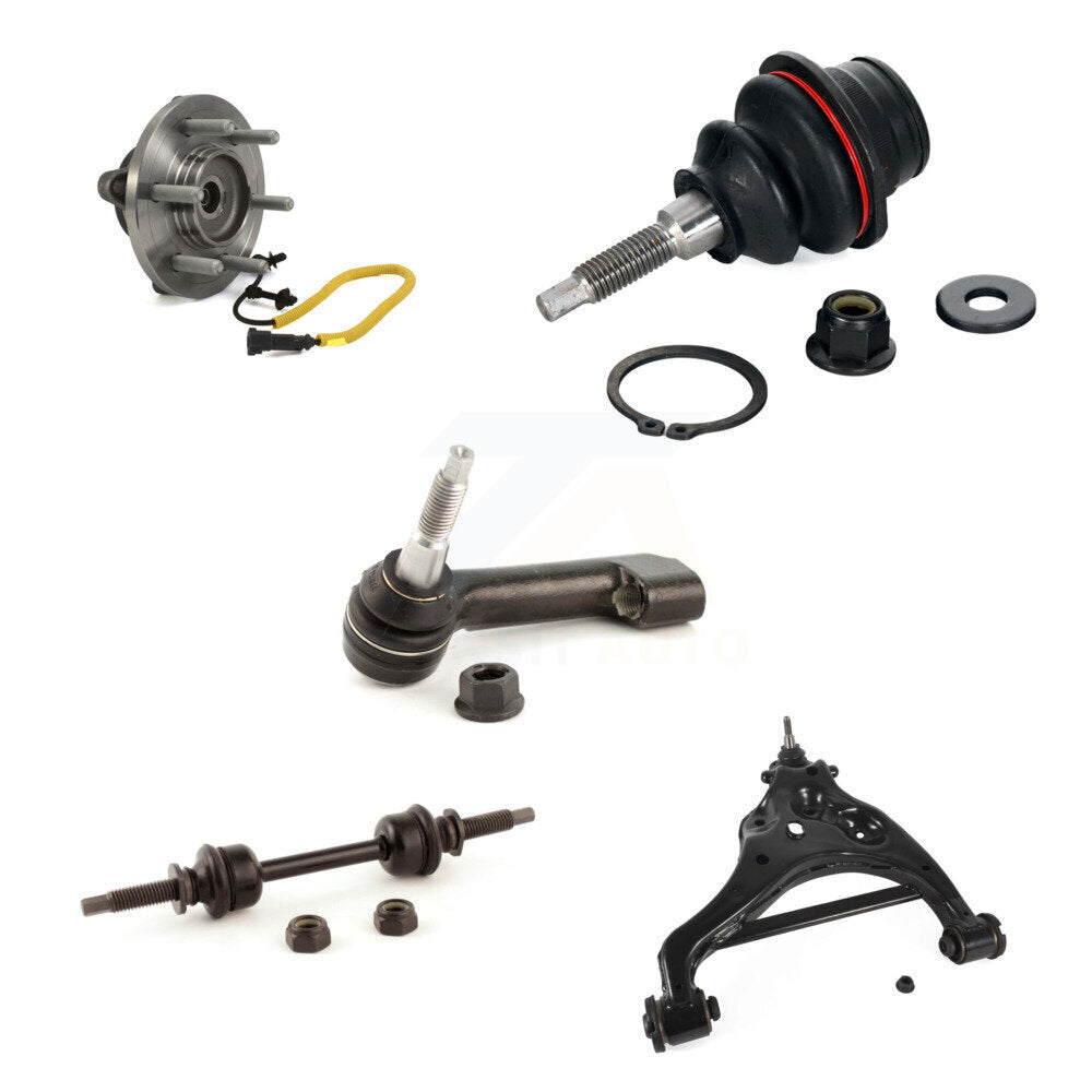 Bearing Lower Control Arm Upper Ball Joint Outer Tie Rod Link Front Left Kit For