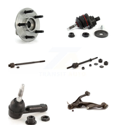 Hub Bearing Lower Control Arm Upper Ball Joint Tie Rod & Link Front Left Kit For