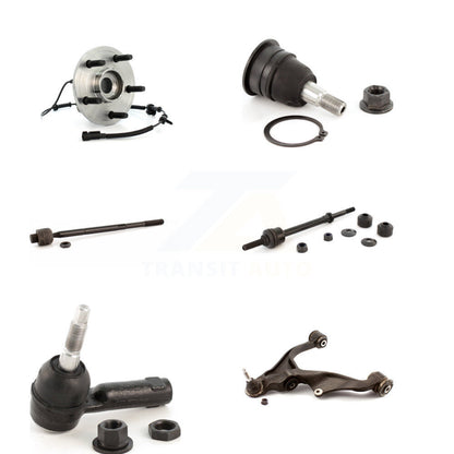 Hub Bearing Lower Control Arm Upper Ball Joint Tie Rod & Link Front Left Kit For