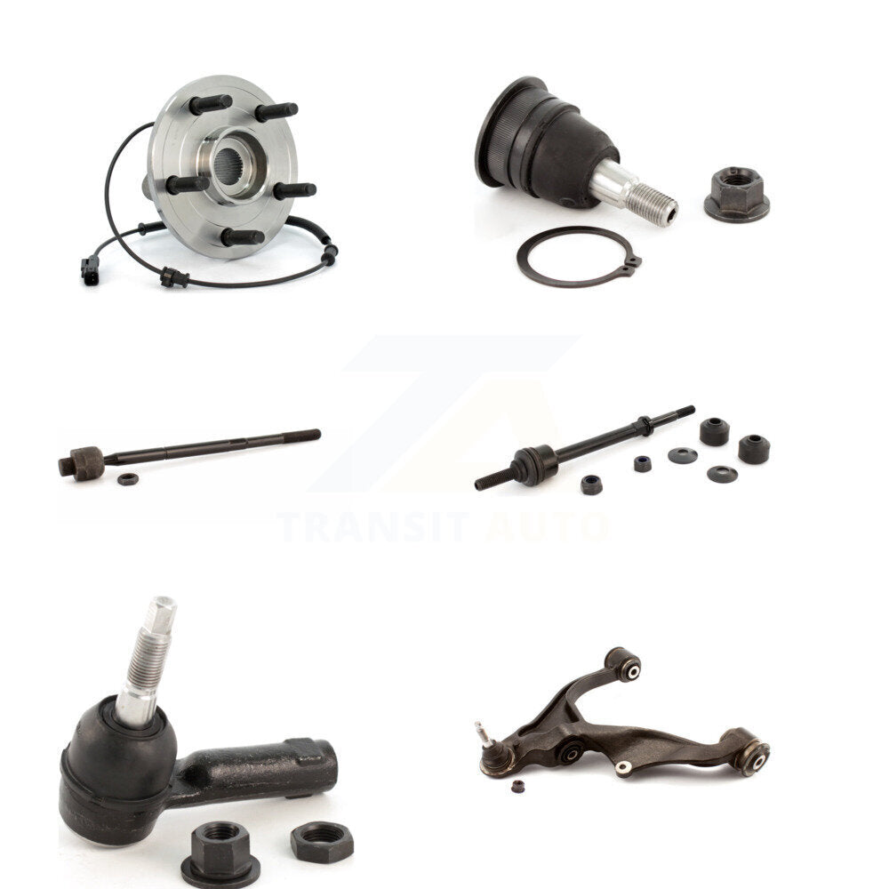 Bearing Lower Control Arm Upper Ball Joint Tie Rod & Link Front Left Kit For Ram