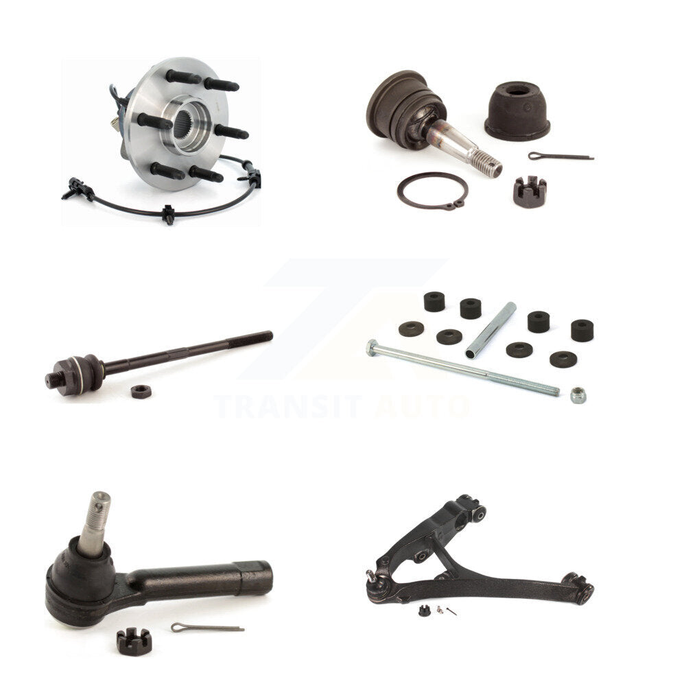 Bearing Lower Control Arm Upper Ball Joint Tie Rod & Link Front Left Kit For GMC