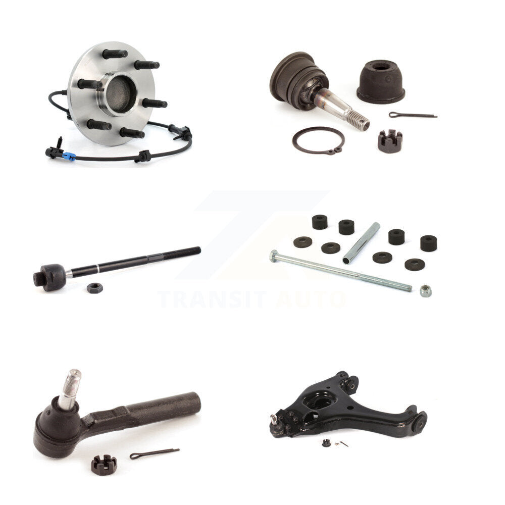 Bearing Lower Control Arm Upper Ball Joint Tie Rod Link Front Left Kit For 1500