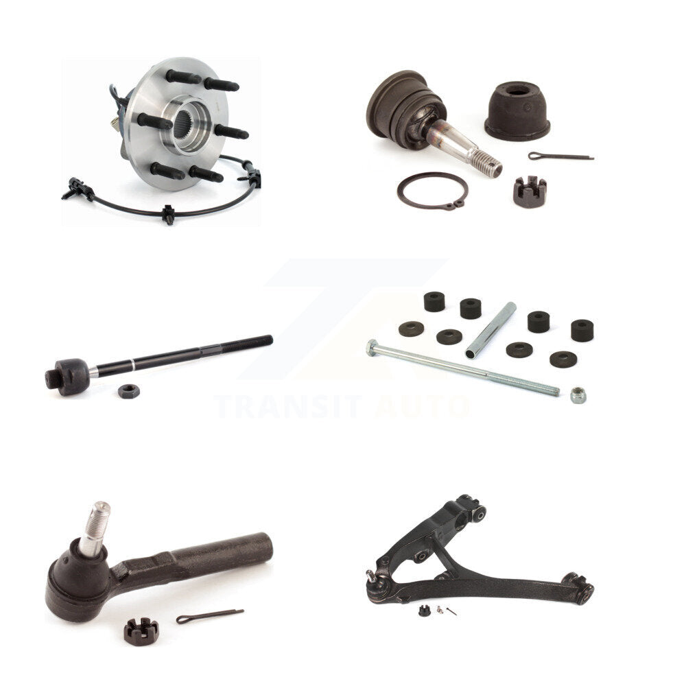 Bearing Lower Control Arm Upper Ball Joint Tie Rod Link Front Left Kit For 1500