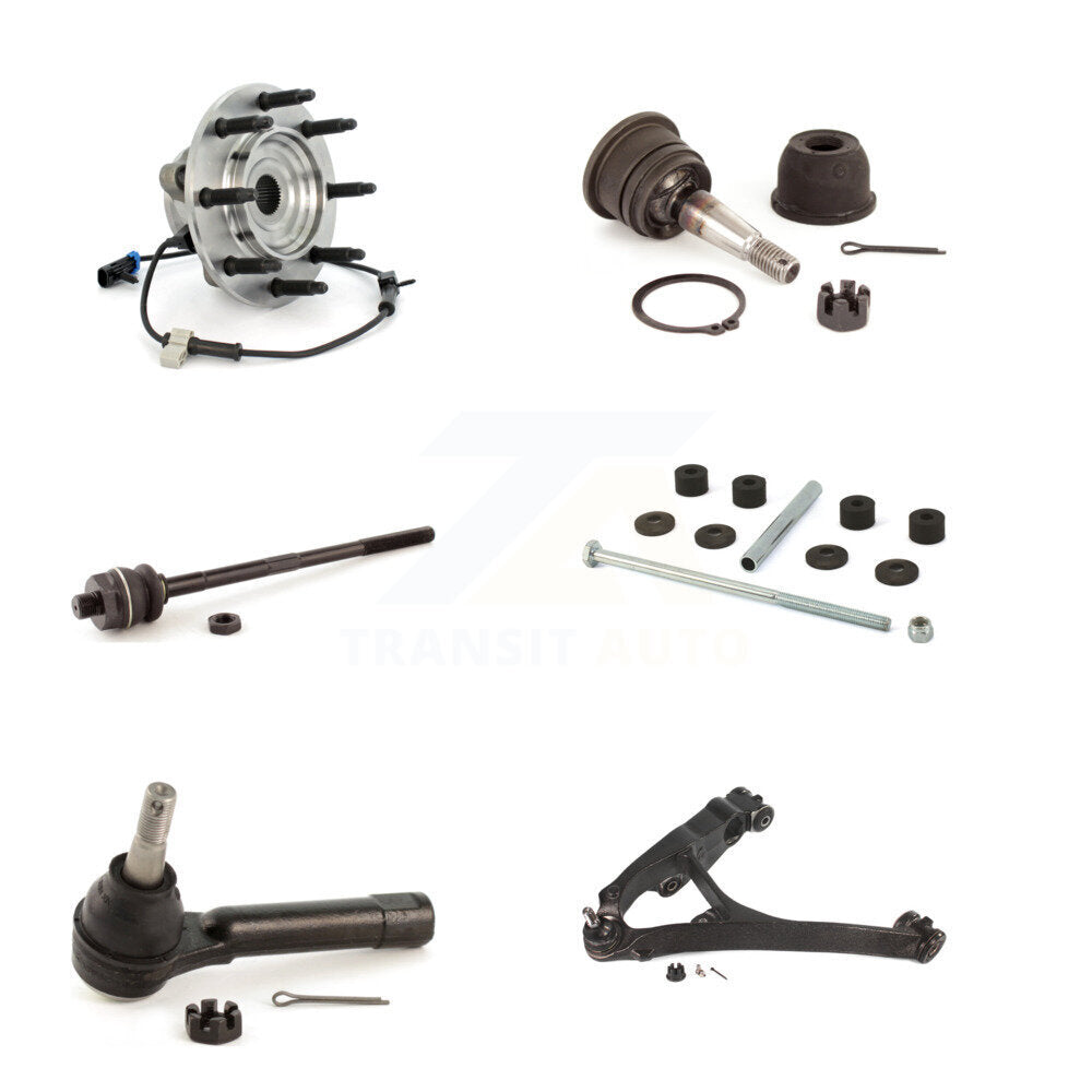 Bearing Lower Control Arm Upper Ball Joint Tie Rod Link Front Left Kit For 1500