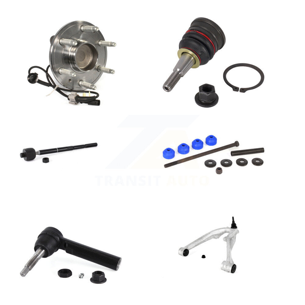 Bearing Lower Control Arm Upper Ball Joint Tie Rod & Link Front Left Kit For GMC