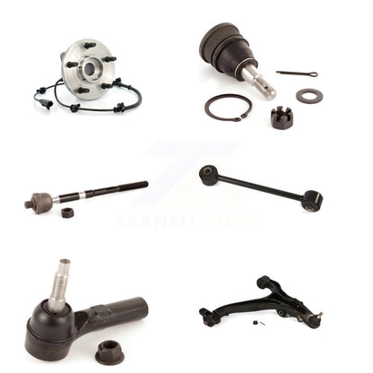 Bearing Lower Control Arm Upper Ball Joint Tie Rod Link Front Left Kit For Jeep