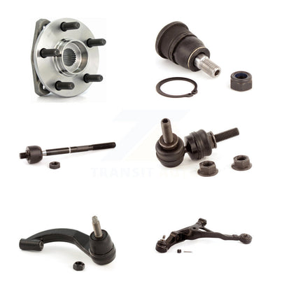 Bearing Lower Control Arm Upper Ball Joint Tie Rod Link Front Left Kit For Dodge