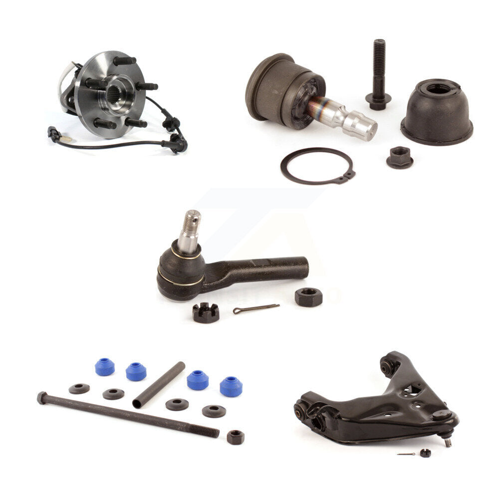 Bearing Lower Control Arm Upper Ball Joint Outer Tie Rod Link Front Left Kit For
