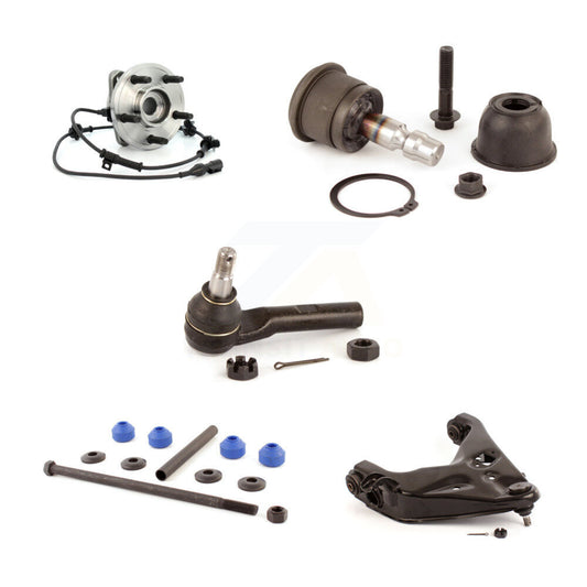 Bearing Lower Arm Upper Ball Joint Outer Tie Rod & Link Front Left Kit For Mazda