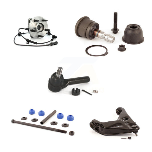 Bearing Lower Arm Upper Ball Joint Outer Tie Rod & Link Front Left Kit For Ford