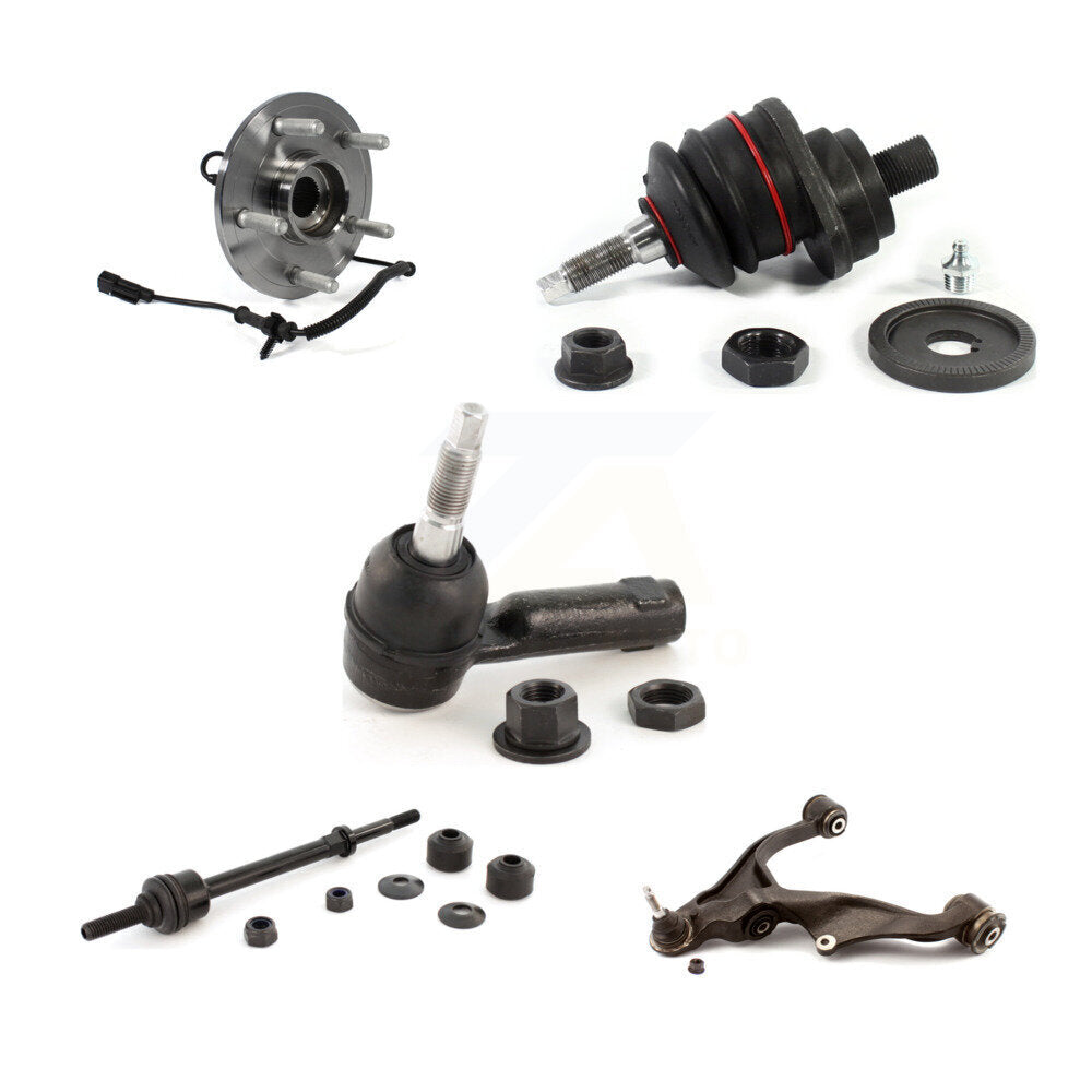 Bearing Lower Control Arm Upper Ball Joint Outer Tie Rod Link Front Left Kit For