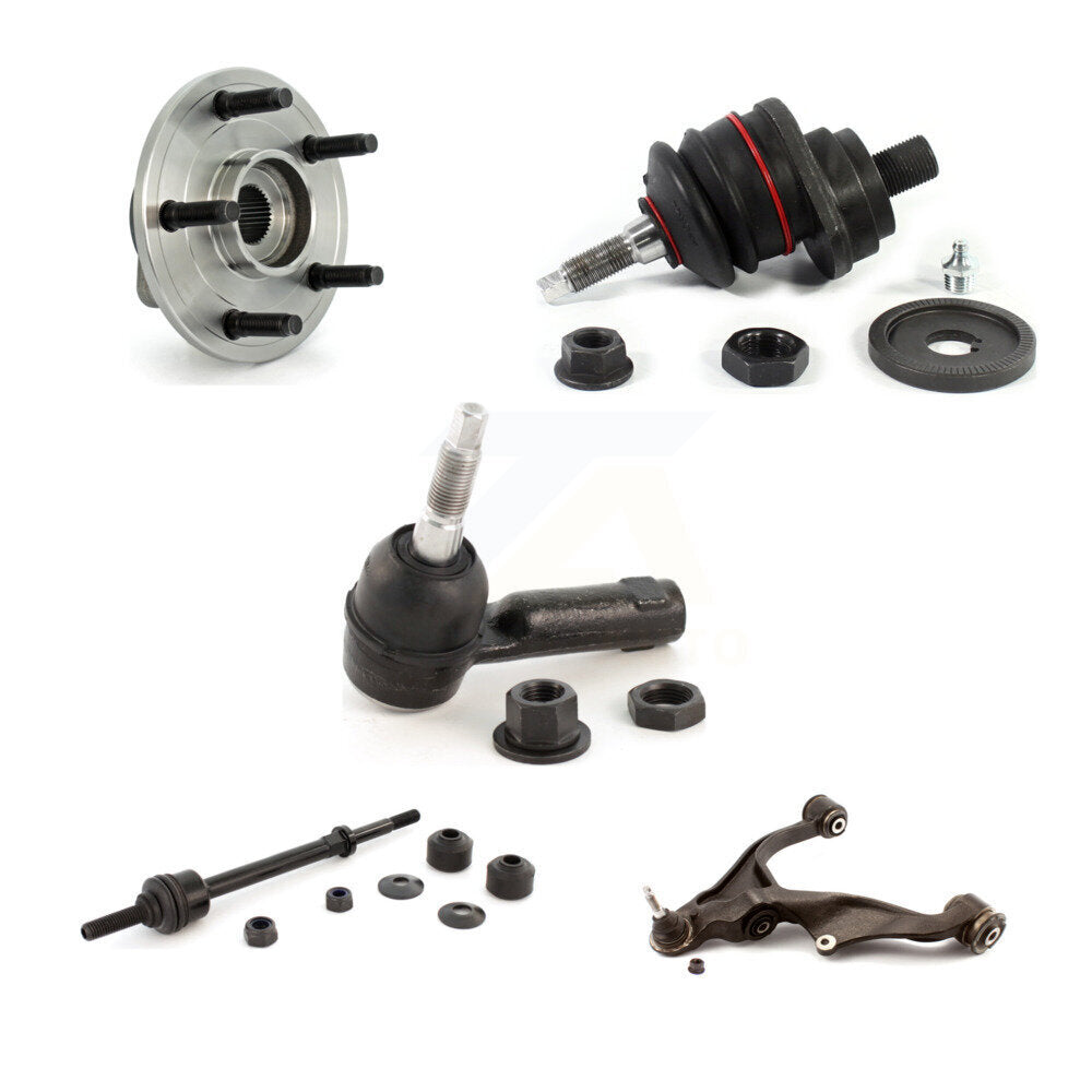 Bearing Lower Control Arm Upper Ball Joint Outer Tie Rod Link Front Left Kit For