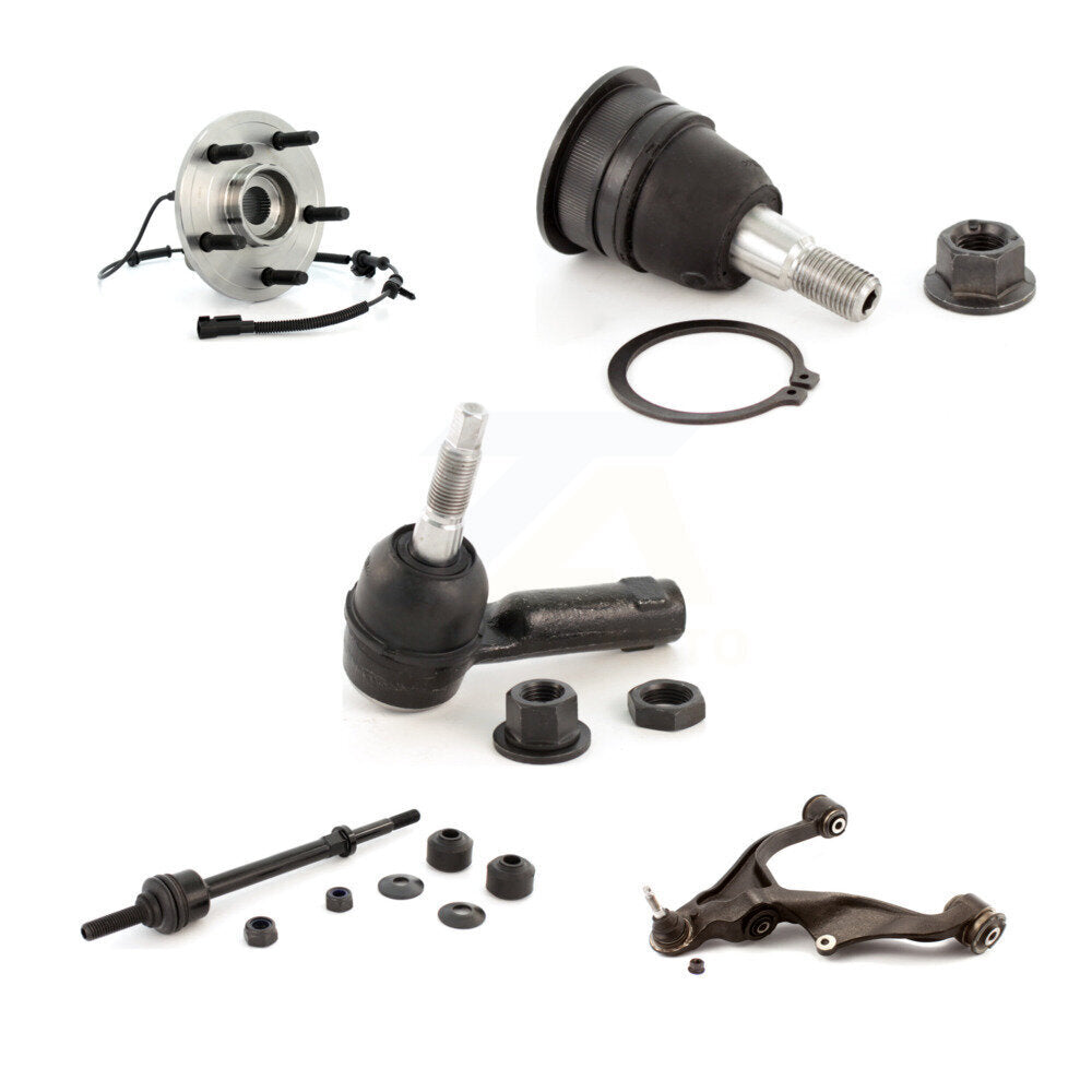 Bearing Lower Control Arm Upper Ball Joint Outer Tie Rod Link Front Left Kit For