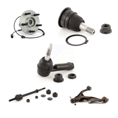 Bearing Lower Arm Upper Ball Joint Outer Tie Rod Link Front Left Kit For Ram 4WD