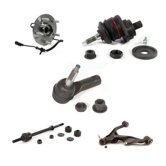 Bearing Lower Arm Upper Ball Joint Outer Tie Rod Link Front Left Kit For Ram 4WD