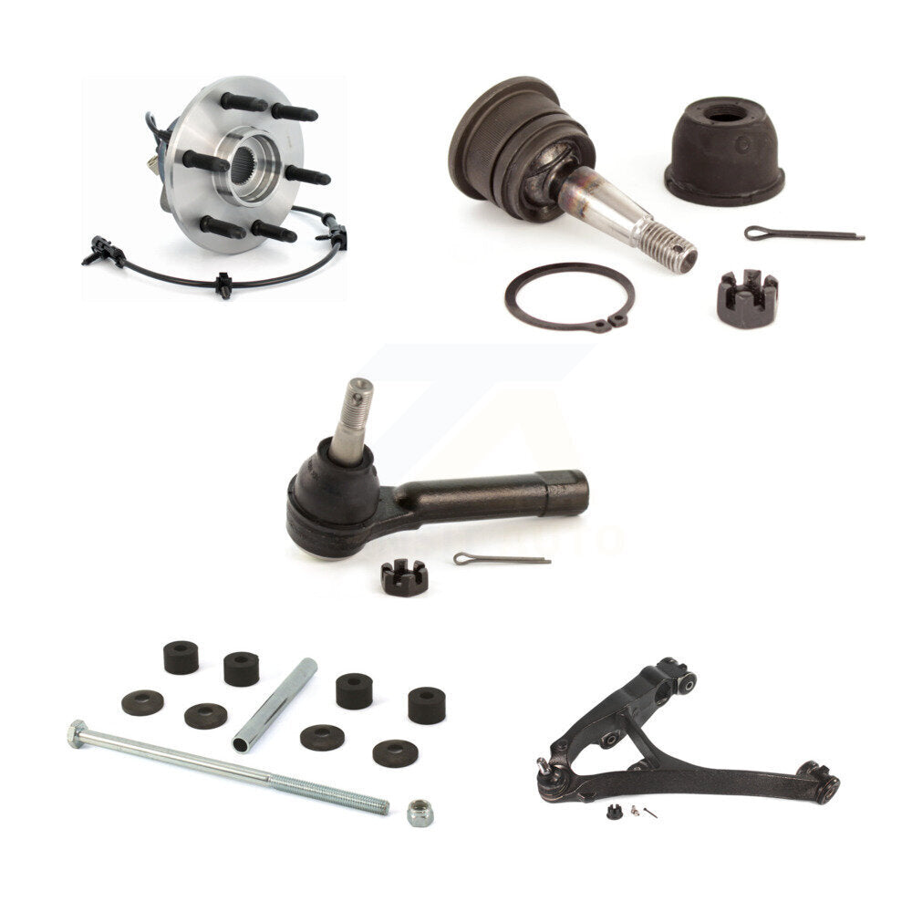 Bearing Lower Arm Upper Ball Joint Outer Tie Rod Link Front Left Kit For GMC XL
