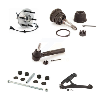 Bearing Lower Arm Upper Ball Joint Outer Tie Rod & Link Front Left Kit For 1500