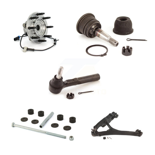 Bearing Lower Arm Upper Ball Joint Outer Tie Rod & Link Front Left Kit For 1500