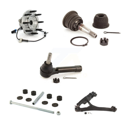Bearing Lower Arm Upper Ball Joint Outer Tie Rod & Link Front Left Kit For 1500
