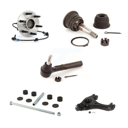 Bearing Lower Arm Upper Ball Joint Outer Tie Rod & Link Front Left Kit For 1500
