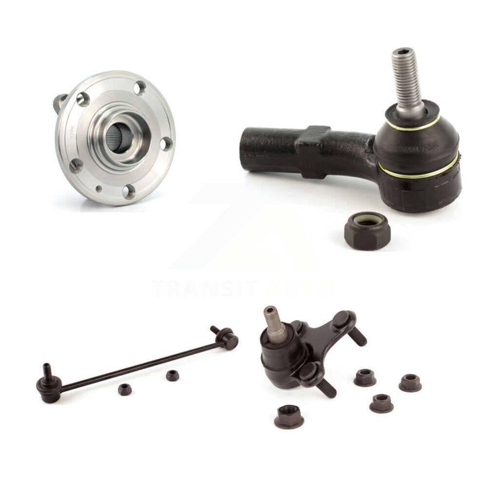 Hub Bearing Lower Ball Joint Outer Tie Rod Link Front Left Kit For Volkswagen CC