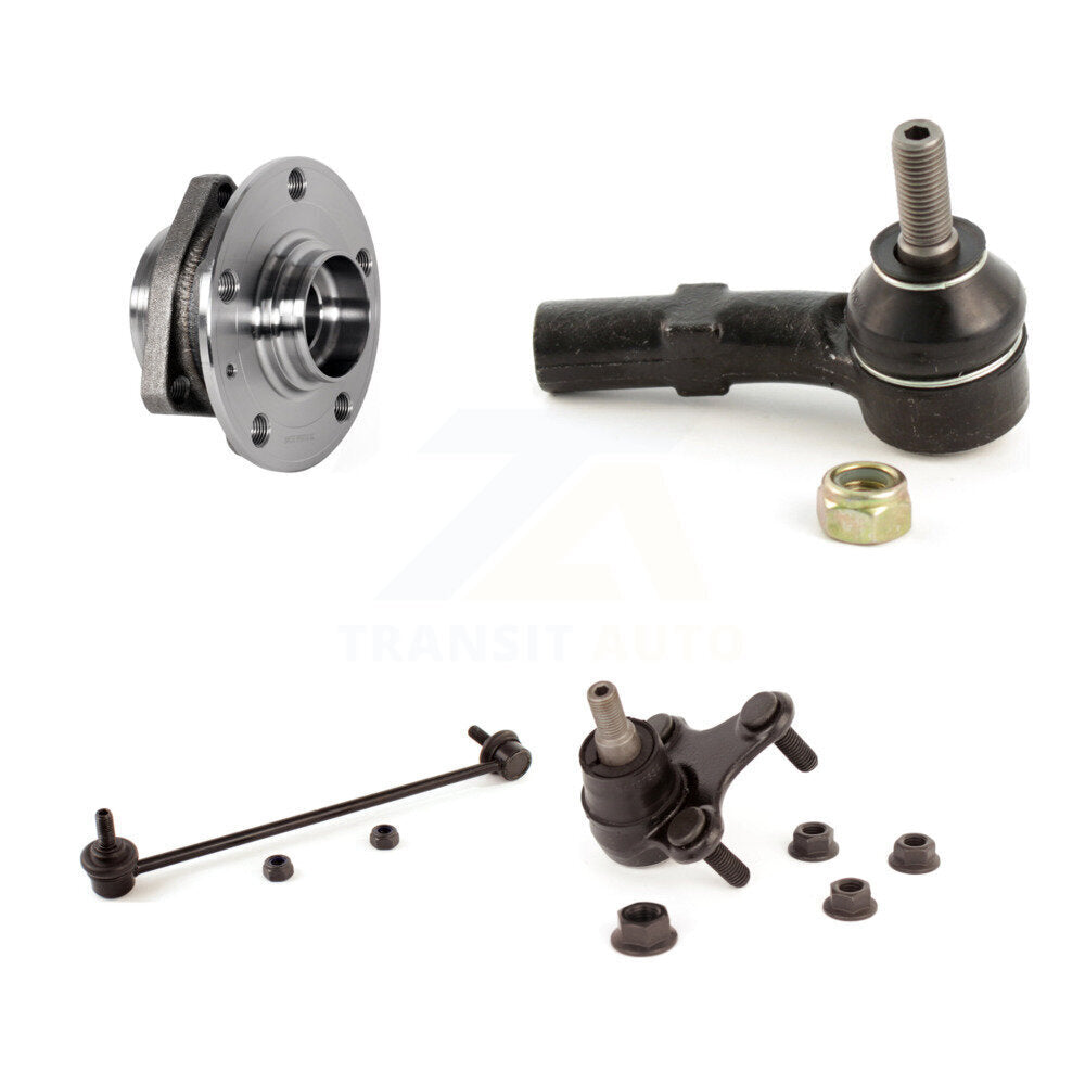 Bearing Lower Ball Joint Outer Tie Rod & Link Front Left Kit For Audi A3 Quattro