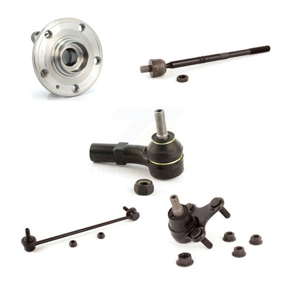 Hub Bearing Lower Ball Joint Tie Rod Link Front Left Kit (5Pc) For Volkswagen CC