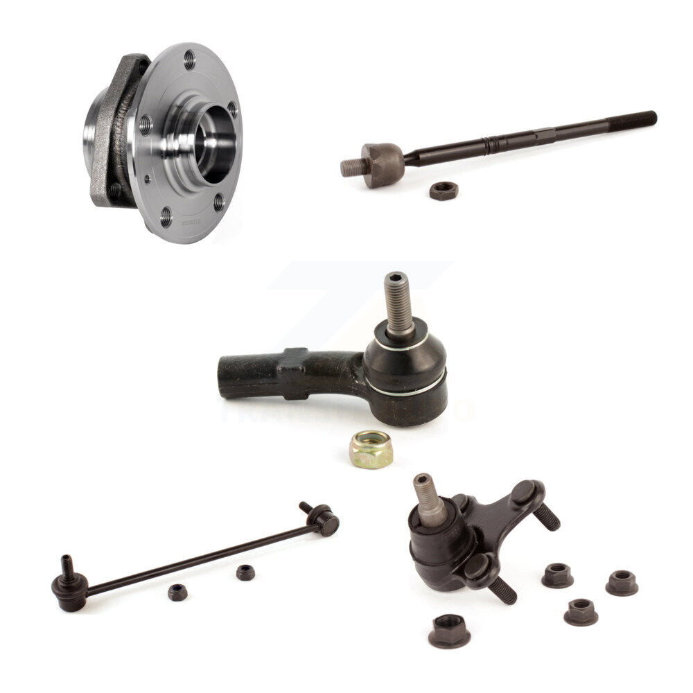 Bearing Lower Ball Joint Tie Rod & Link Front Left Kit (5Pc) For Audi A3 Quattro