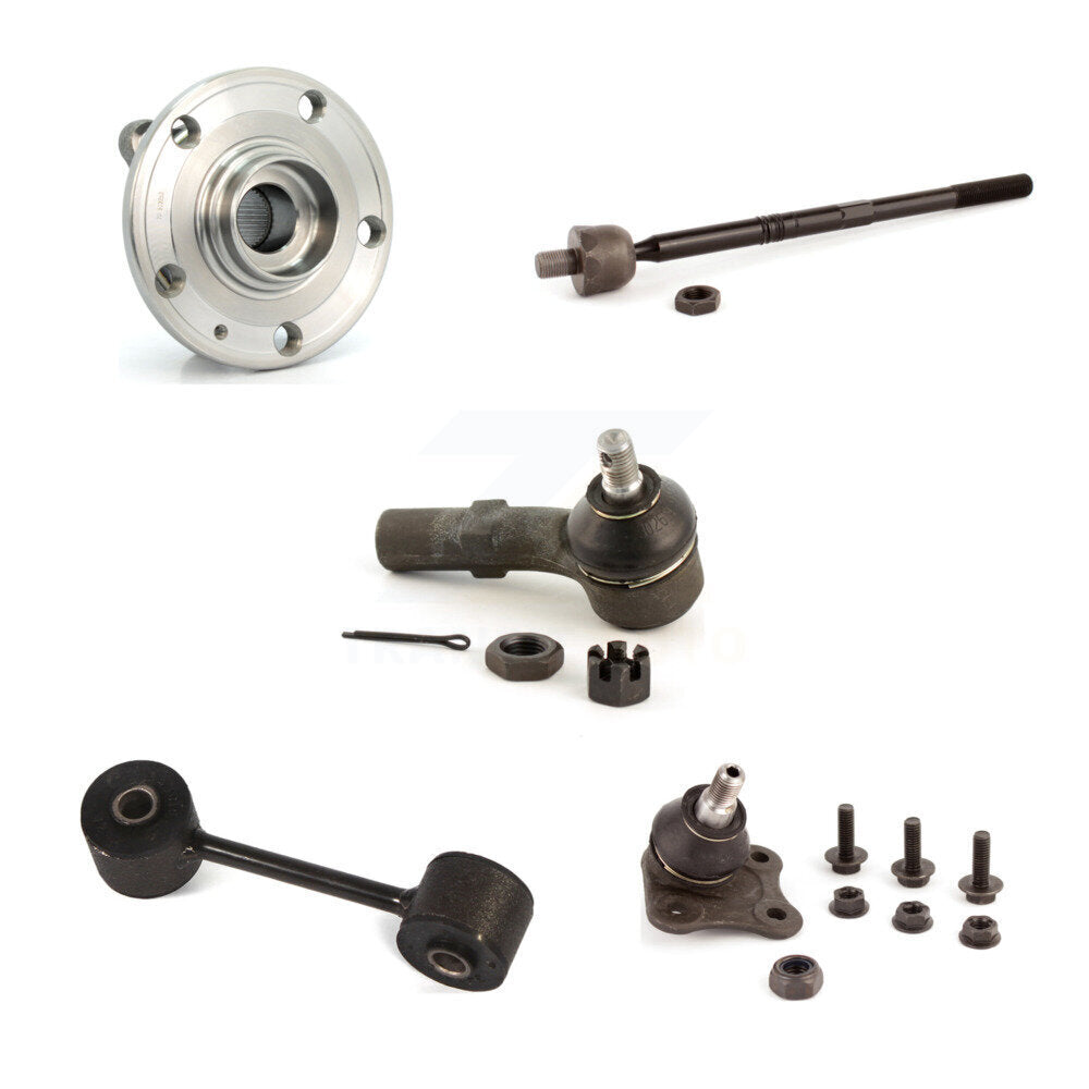 Bearing Lower Ball Joint Tie Rod Link Front Left Kit (5Pc) For Volkswagen Jetta