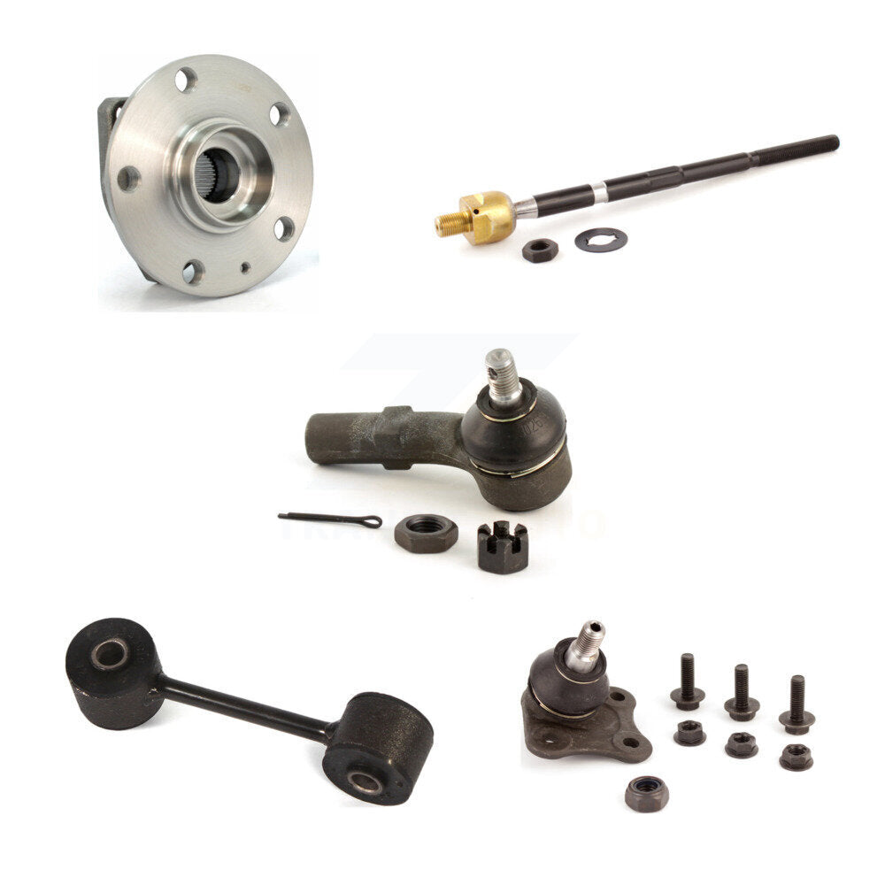 Bearing Lower Ball Joint Tie Rod & Link Front Left Kit For Volkswagen Golf City