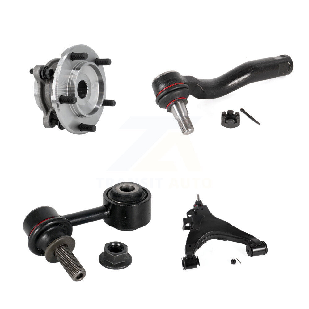 Bearing Lower Control Arm Outer Tie Rod & Link Front Left Kit For Toyota Tundra