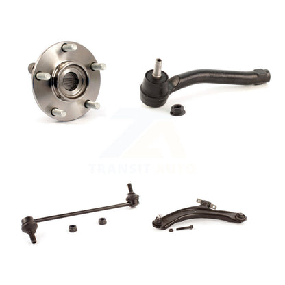 Hub Bearing Lower Arm Outer Tie Rod Link Front Left Kit For Nissan Rogue Select
