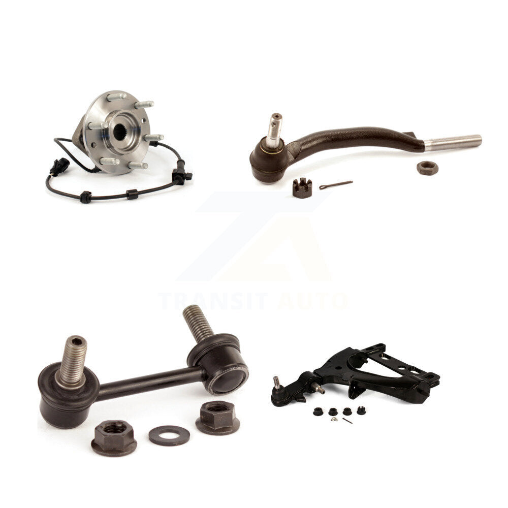 Bearing Lower Arm Outer Tie Rod & Link Front Left Kit For GMC Chevrolet Envoy XL