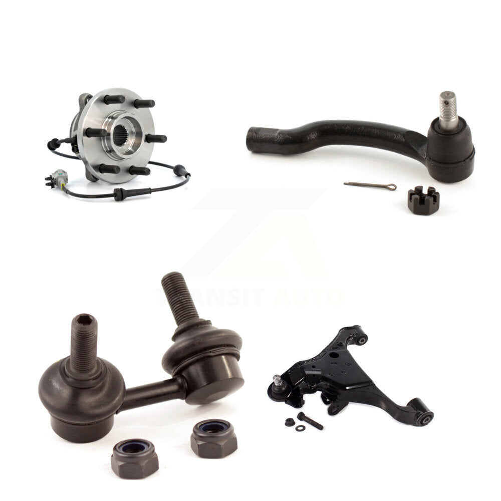 Bearing Lower Control Arm Outer Tie Rod Link Front Left Kit For Nissan Frontier
