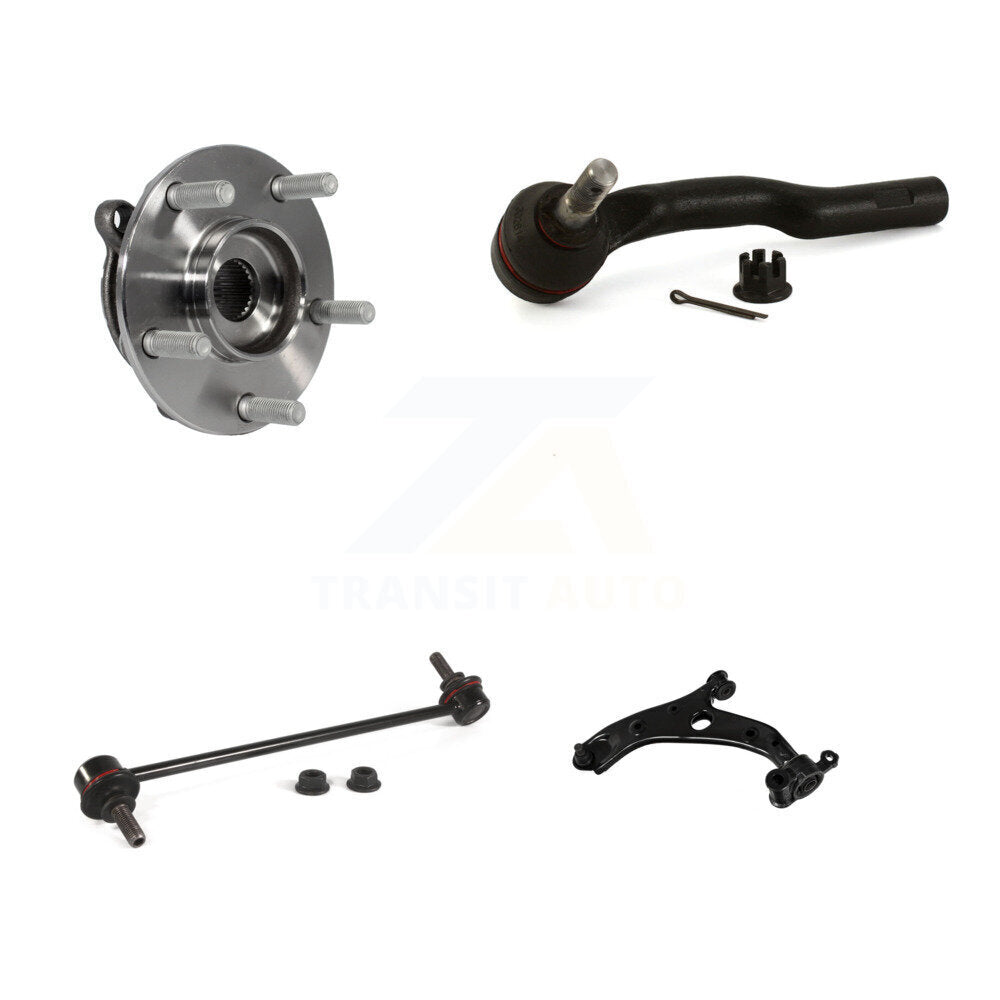 Bearing Lower Control Arm Outer Tie Rod & Link Front Left Kit For Mazda 3 Sport