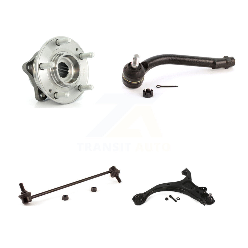 Bearing Lower Control Arm Outer Tie Rod Link Front Left Kit For Hyundai Santa Fe