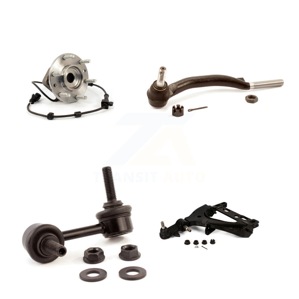 Bearing Lower Arm Outer Tie Rod & Link Front Left Kit For GMC Chevrolet Envoy XL