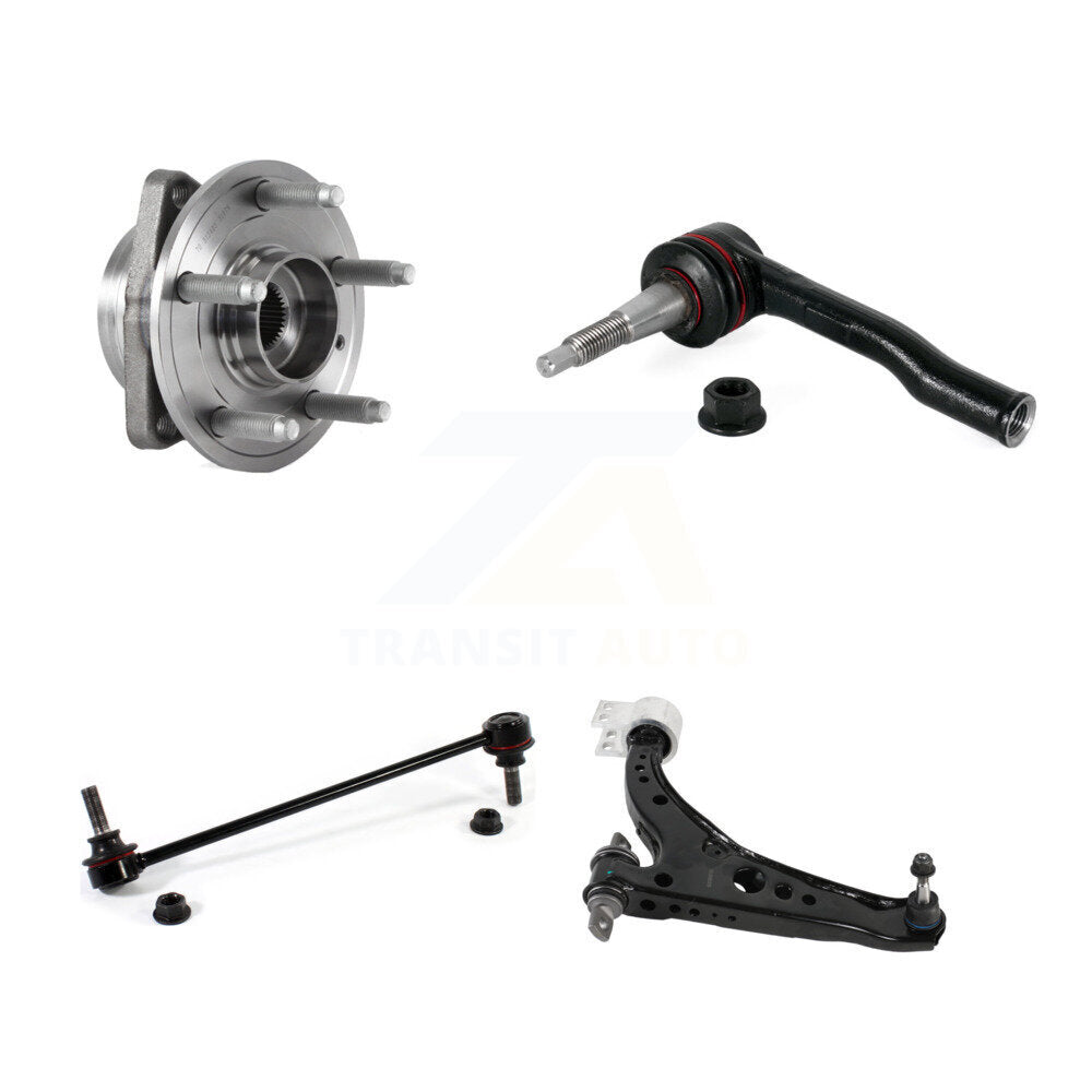 Hub Bearing Lower Arm Outer Tie Rod Link Front Left Kit For Chevrolet Cruze Volt