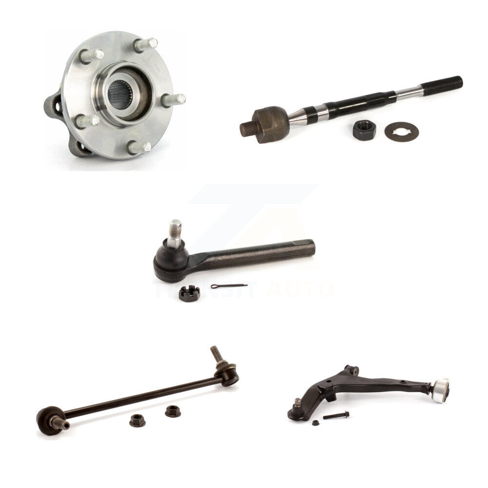 Bearing Lower Arm Tie Rod Link Front Left Kit (5Pc) For 2003-2004 Nissan Murano