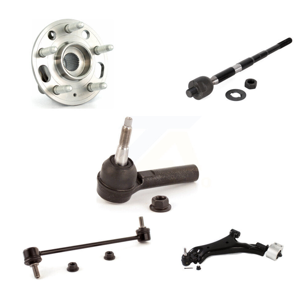 Bearing Lower Control Arm Tie Rod & Link Front Left Kit (5Pc) For Chevrolet GMC